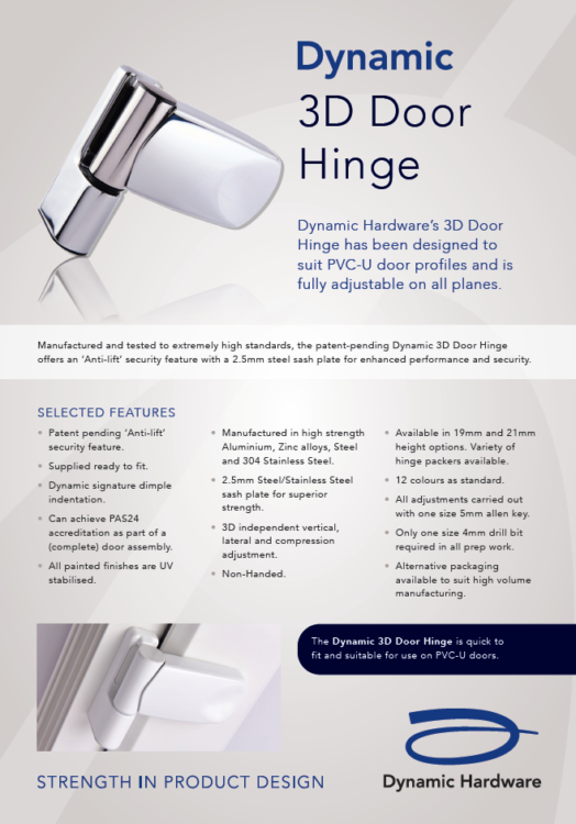Dynamic 3D Door Hinge PDF